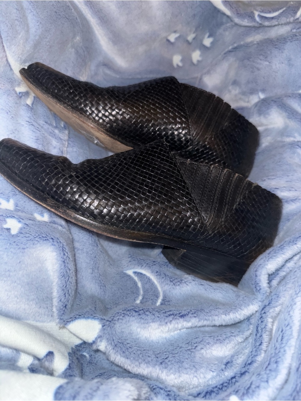 Cole Haan Black Woven Slip-On Loafers
